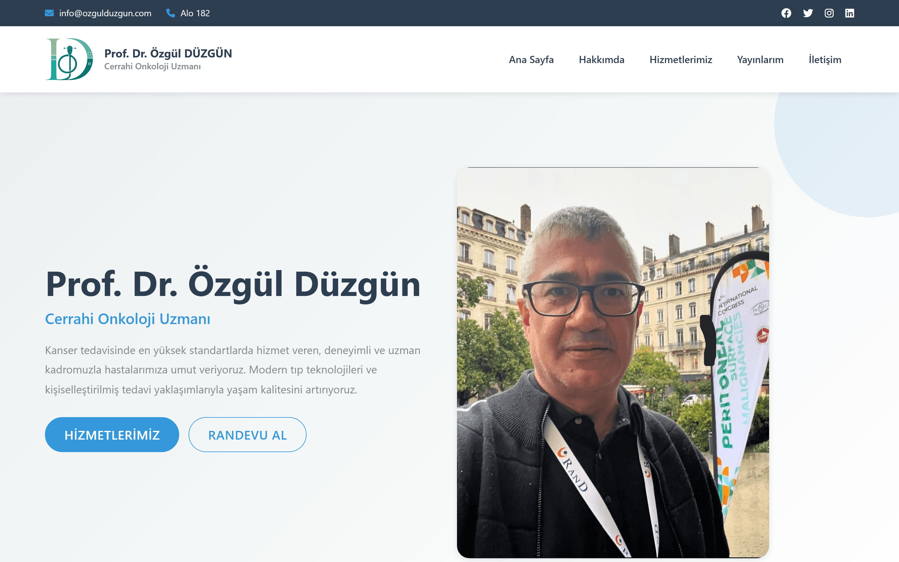 Prof. Dr. Özgül Düzgün — masaüstü görünüm